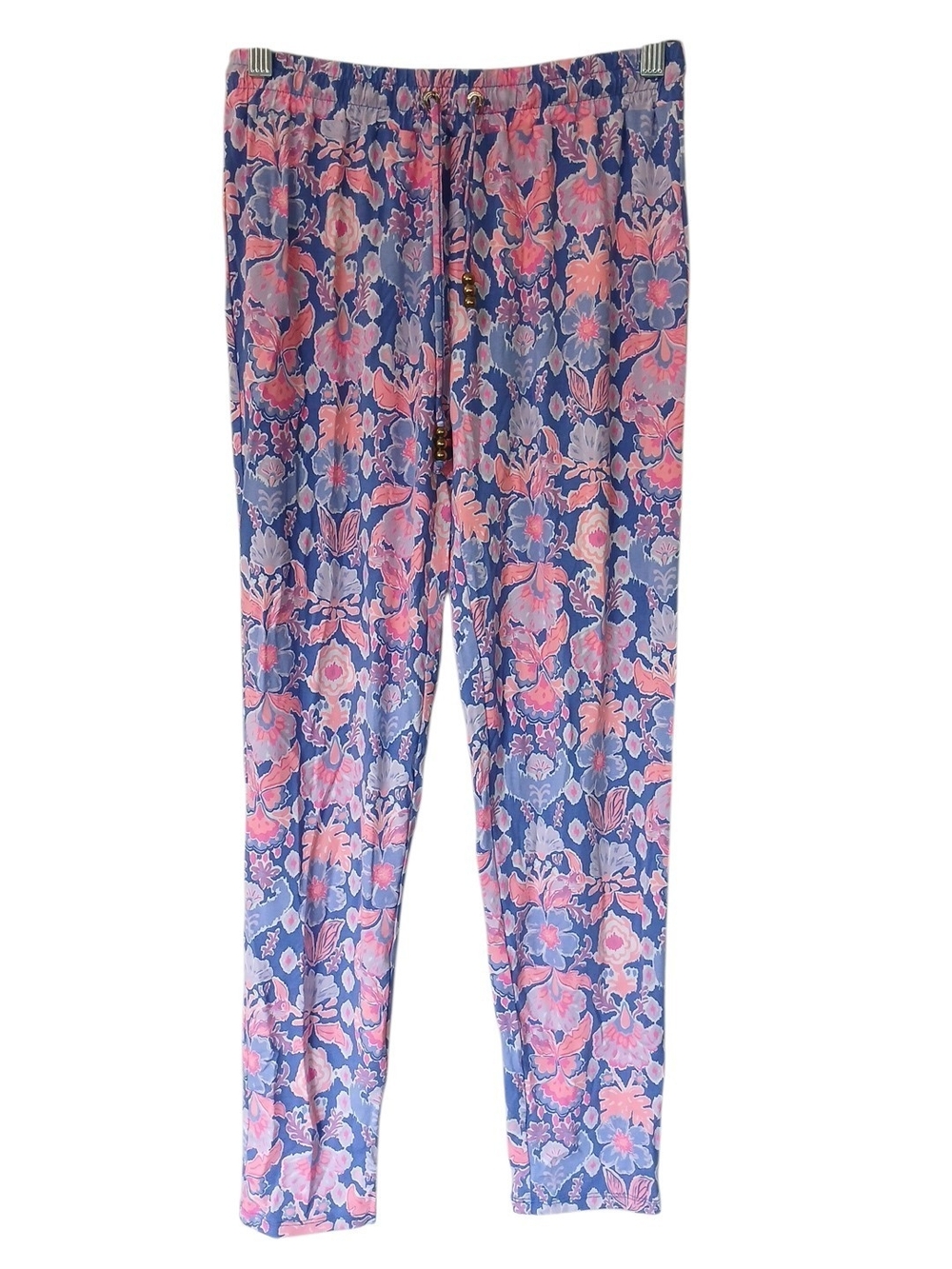Lilly Pulizter Lola Floral Pull-On Pants Vibrant Size Extra Small